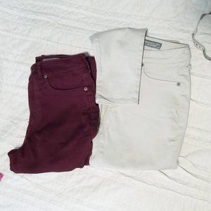 Aeropostale high waisted jeggings 2 piece set
